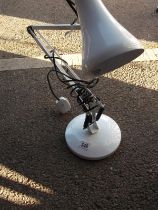 An Anglepoise lamp