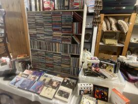 Over 300 cd's, mainly Jazz, Dance, Swing, Big Bands etc plus 9 really useful storage boxes