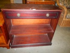 A mahogany hall cabinet, COLLECT ONLY.