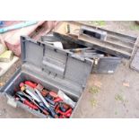 2 full toolboxes of workshop tools