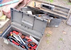 2 full toolboxes of workshop tools