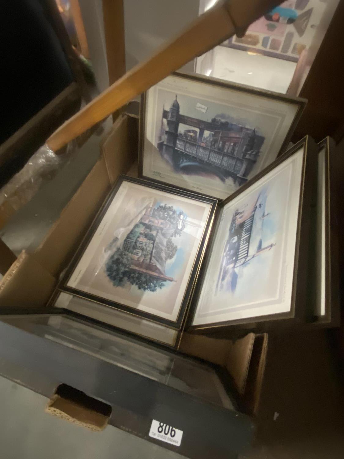 A quantity of limited edition framed and glazed prints, 4 by G Herick and 4 by Weston COLLECT ONLY