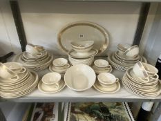 A quantity of tea ware by Rondelle by Lenox USA includes meat platter, gravy boat etc