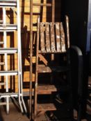 4 Wooden Ornamental Ladders