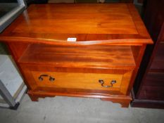 A single drawer television cabinet. COLLECT ONLY.