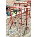 A Pair of Galvanised Stands 100cm Wide