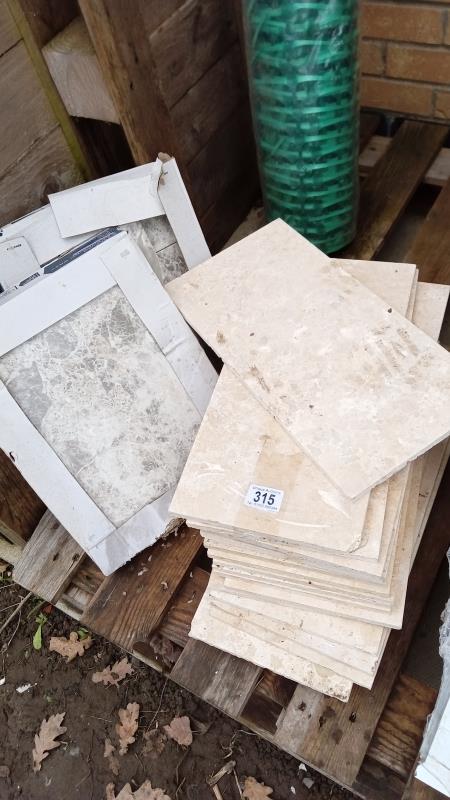 A good lot of new ceramic tiles