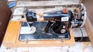 An electric singer sewing machine