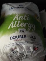 An anti-allergy slumber down double quilt