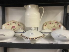 A quantity of vintage tureens etc (COLLECT ONLY)
