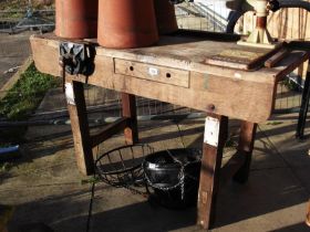 A Large Pine Workbench