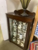 An Edwardian display cabinet COLLECT ONLY