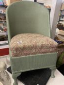 A Lloyd loom style chair COLLECT ONLY