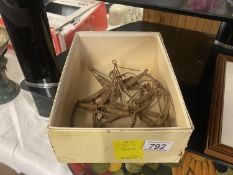 A quantity of vintage bird traps