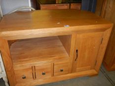 A modern oak sideboard, COLLECT ONLY.
