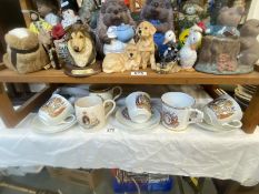 George VI coronation ware cups and saucers etc