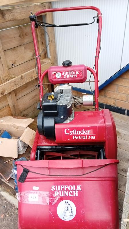 A Fantastic ''Suffolk Punch'' Petrol Cylinder Mower