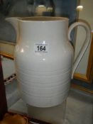 An old stoneware jug.