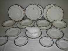 A Wedgwood Chartley pattern dinner set, COLLECT ONLY.