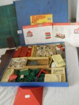 A Bayko building set.