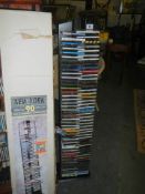 A large quantity of CD's and two CD shelves. COLLECT ONLY.