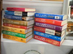 Eight Miller's Antique Price Guides.