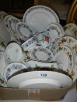 A quantity of mixed dinner ware including Paragon etc. COLLECT ONLY.