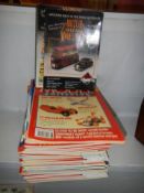A quantity of die cast collector's magazines.