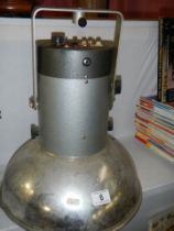 A vintage Industrial lamp.