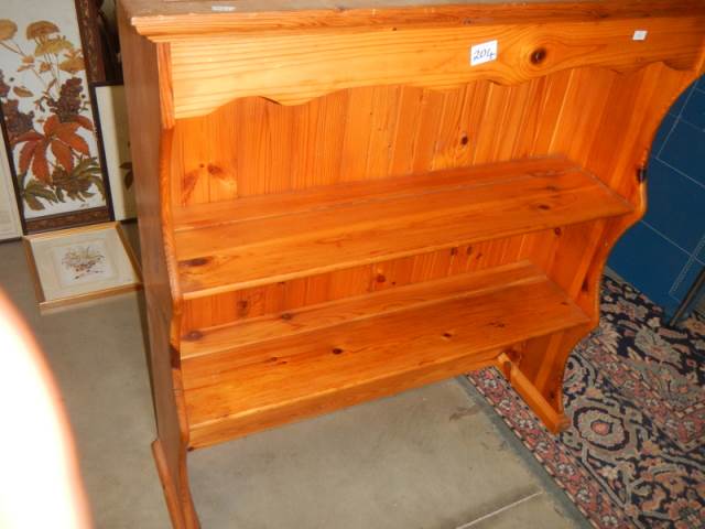 A pine dresser back, COLLECT ONLY. - Image 2 of 2