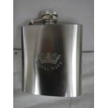 A Royal Navy hip flask.