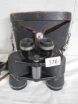 A cased set of binoculars.