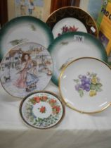 A quantity of collector's plates etc.,