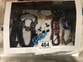 A good lot of costume jewellery.