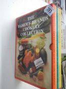 Five volumes of "The Famous Brands Cookery Collection".