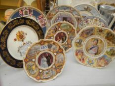 A mixed lot of mainly commemorative collector's plates.