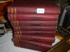 Eight volumes of The War Illustrated.