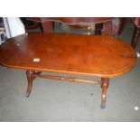 An oval coffee table, COLLECT ONLY.
