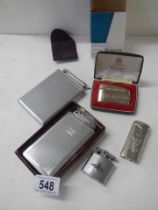 A mixed lot of vintage cigarette lighters.