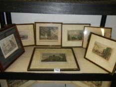 A quantity of framed and glazed engravings, COLLECT ONLY.
