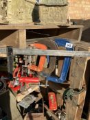 6 x G clamps & sash clamp COLLECT ONLY
