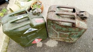 2 Full sized Jerrycans
