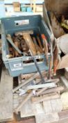 A quantity of hammers / heads / chisels etc COLLECT ONLY