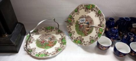 2 Copeland Spode Byran no 1 cake stands