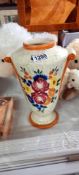 An art deco floral vase 29cm high COLLECT ONLY