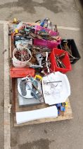 A large lot of miscellaneous items including tools (Mostly scrap)