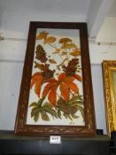 An early 20th century painting on glass, COLLECT ONLY.