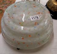 An art deco fly catcher glass lamp shade COLLECT ONLY