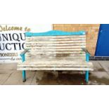 A large garden bench A/F COLLECT ONLY