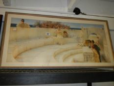 A framed and glazed classical scene print, COLLECT ONLY.